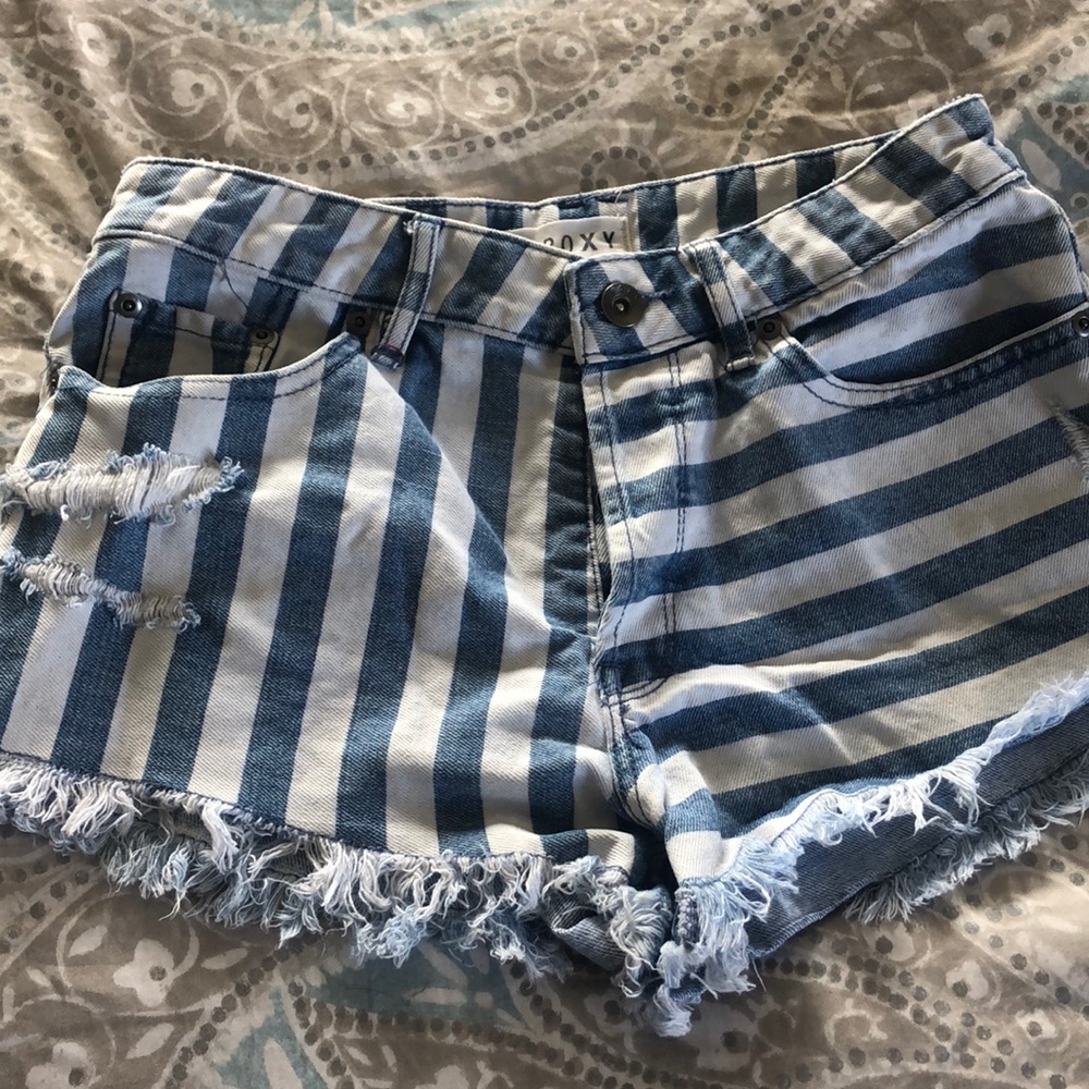 Denim shorts
